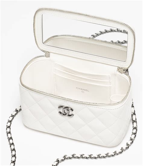 chanel white clutch price|Chanel clutch with chain 2021.